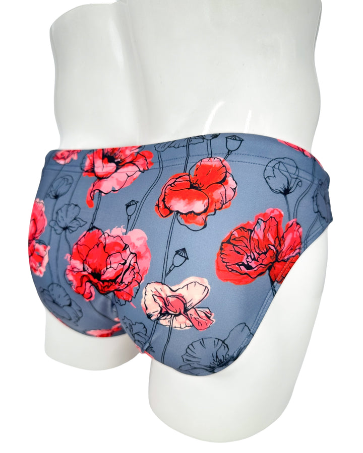 Midnight Blossom Swim Brief – KBAYO Premium Men's Swimwear, photo 7