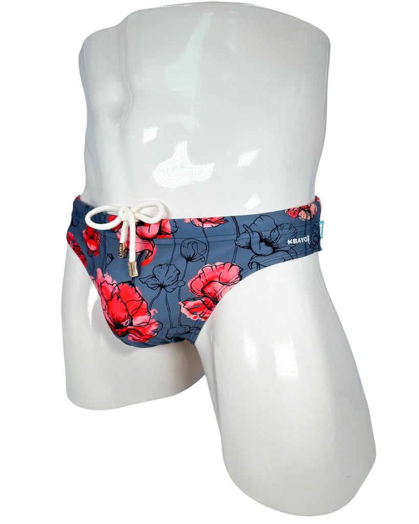 Midnight Blossom Swimsuit - KBAYO High-end Men's Beachwear