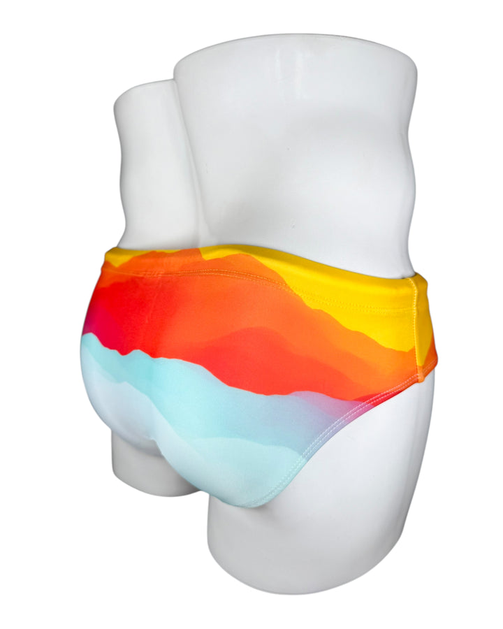 Sunset In Costa Brava Swim Brief – KBAYO Premium Men's Swimwear, photo 8