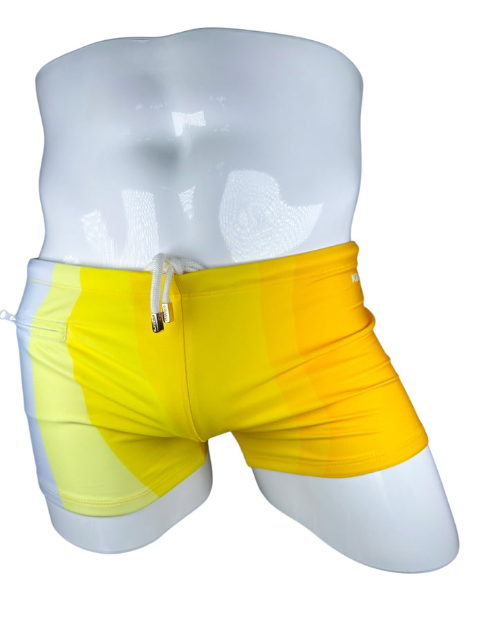 Camí De Ronda Square-Cut Swim Trunks – KBAYO Premium Men's Swimwear, photo 6