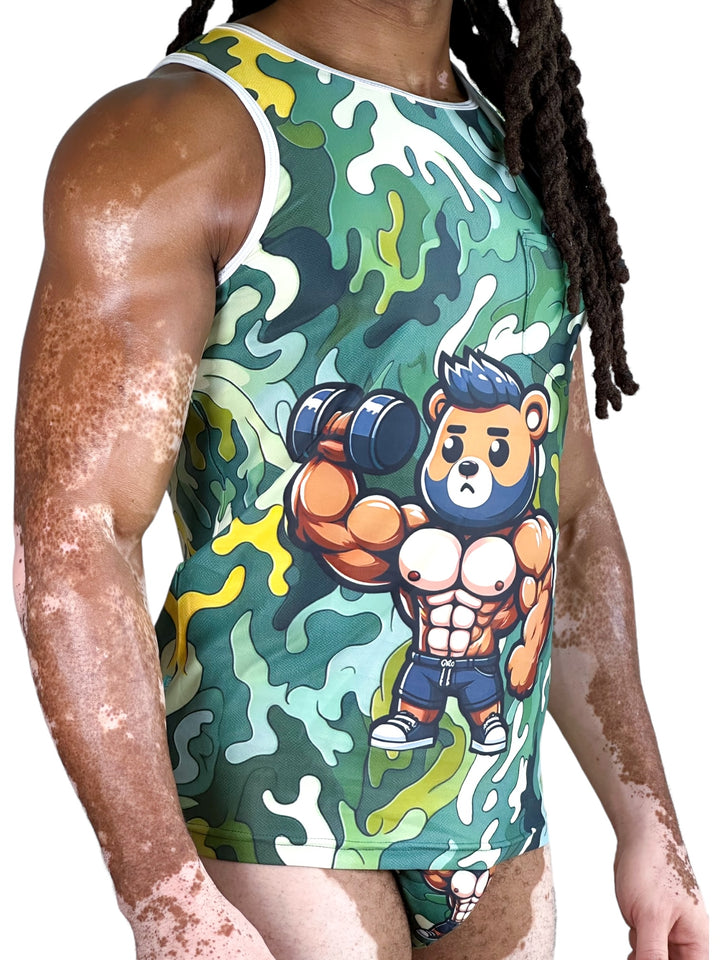 CAMOFLEX Tank Top - KBAYO High-end Men's Beachwear