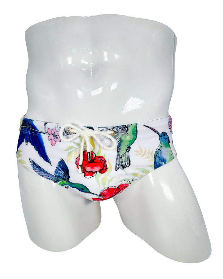 Hummingbirds Swim Brief – KBAYO Premium Men's Swimwear, photo 2