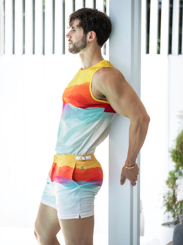 SUNSET IN COSTA BRAVA TANK TOP