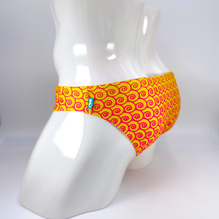 Tequila Sunrise Swim Brief – KBAYO Premium Men's Swimwear, photo 4