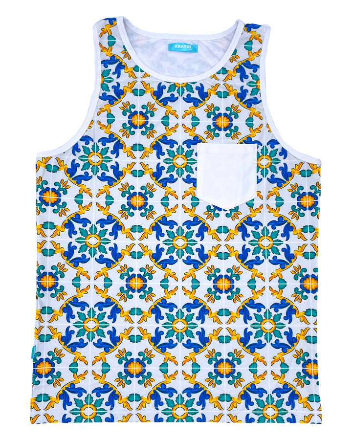 Flagler Estate Tank Top – KBAYO Premium Men's Swimwear