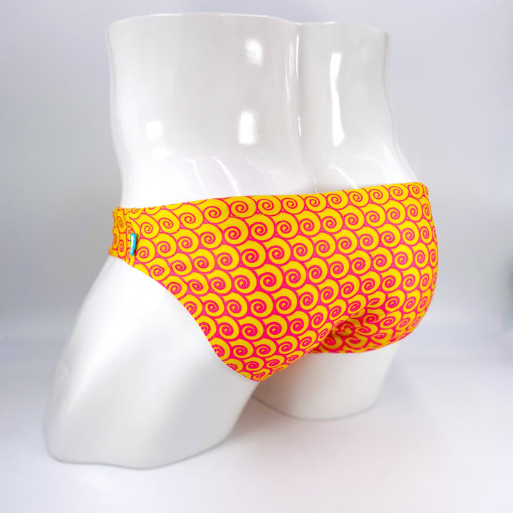 Tequila Sunrise Swim Brief – KBAYO Premium Men's Swimwear, photo 5