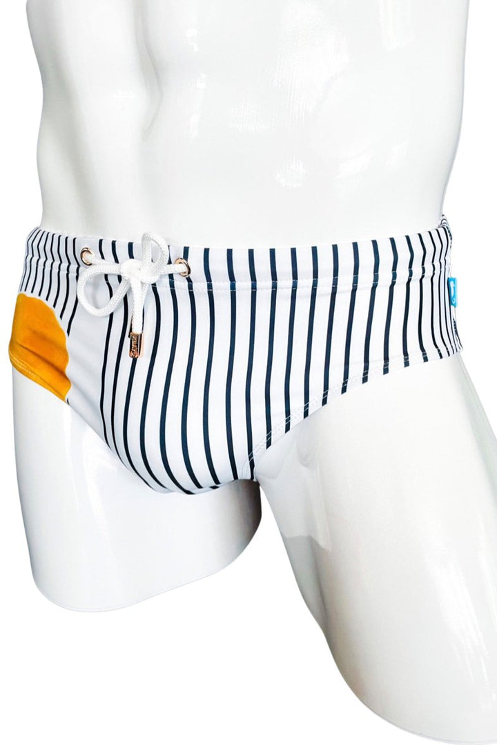Art Basel Yellow Swim Brief – KBAYO Premium Men's Swimwear