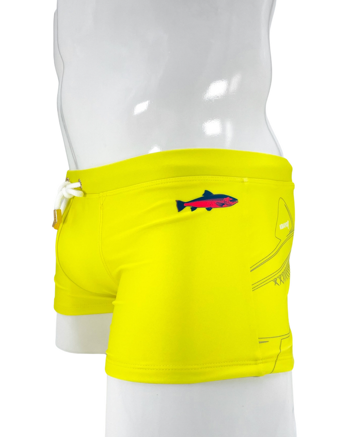 Pargo Square-Cut Swim Trunks – KBAYO Premium Men's Swimwear, photo 3